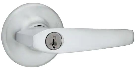 Kwikset Delta Entry Lever - Smartkey - Satin Nickel