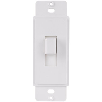 Titan3 1 Gang Toggle Insert - White - 5/pack