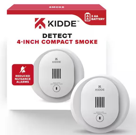 Kidde Smoke Detector - 4" - AA Battery