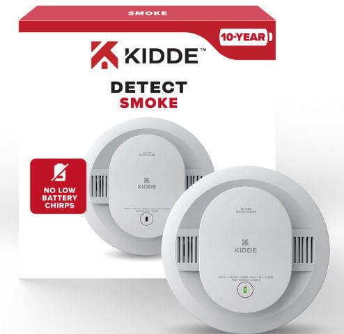 Kidde Smoke Detector -  10-Year Never Change Battery