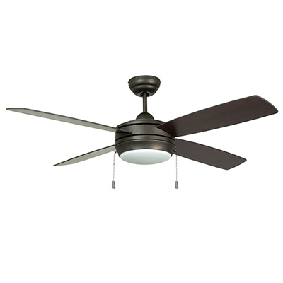 52" Bronze Fan with Light