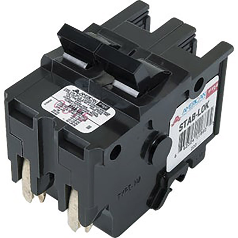 60 Amp Federal Pacific Stab-Lok Breaker - Double Pole - 2" Wide