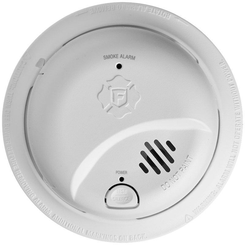 Smoke Alarm - SMI100AC - Hardwired with 9 Volt Battery Backup