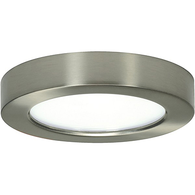 10.5W 5" Led Round Flush Bn