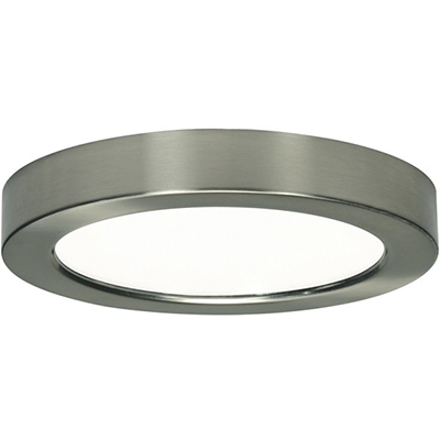 13.5W 7" Led Round Flush Bn