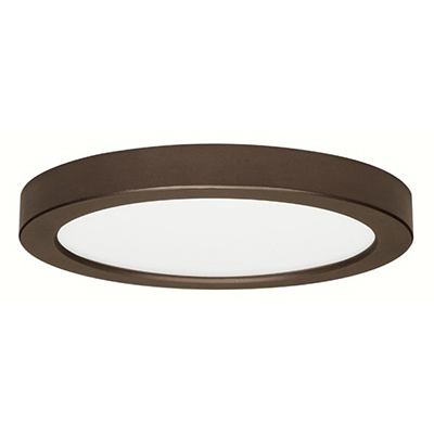 18.5W 9" Led Flush Bronze