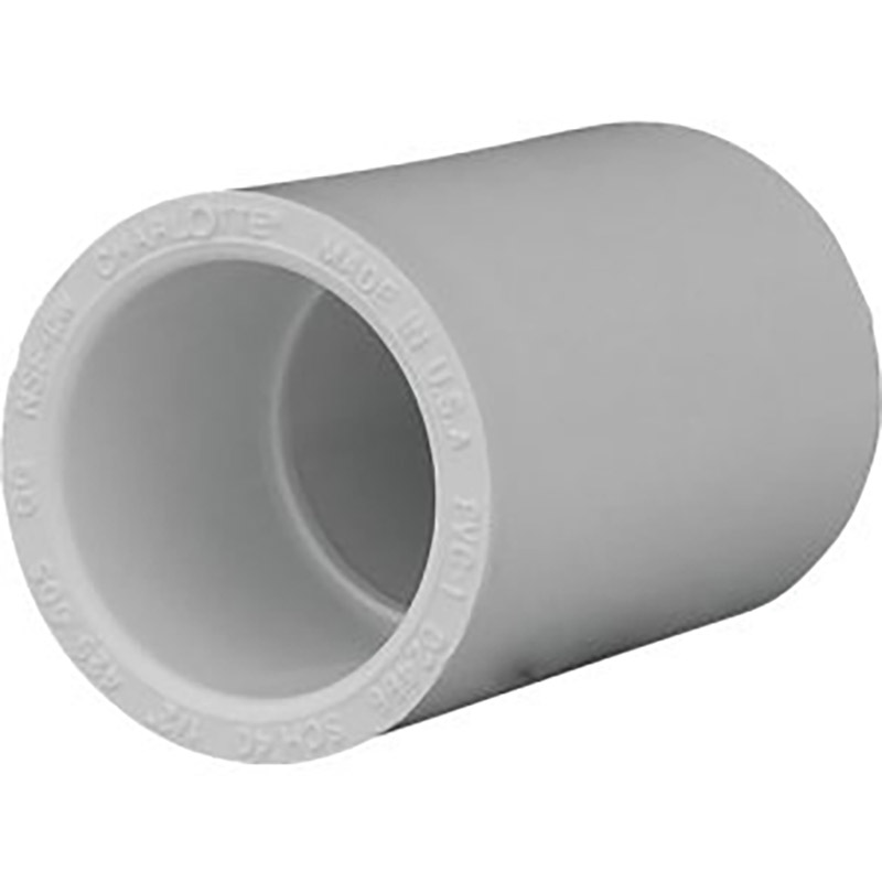 1-1/4" Schedule 40 PVC Slip Coupling