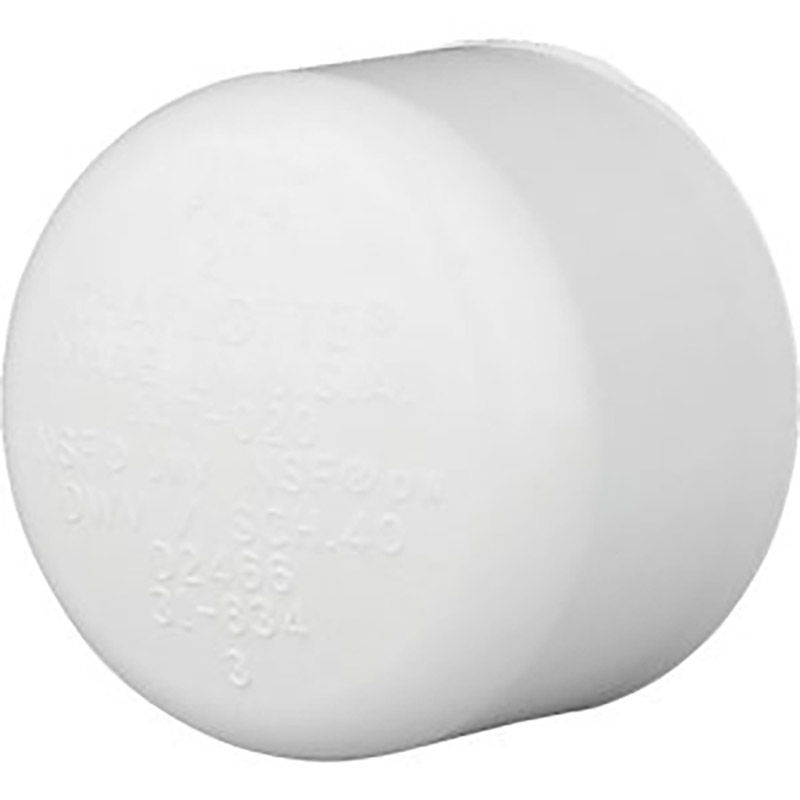 1/2" Schedule 40 PVC Slip Cap