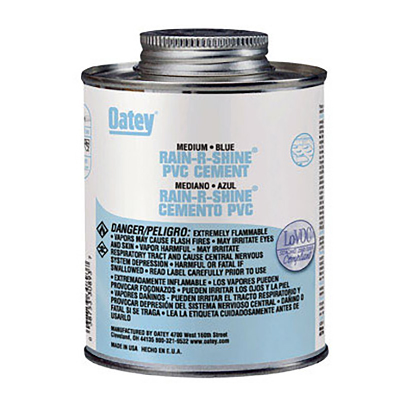 Blue PVC Medium Cement - 16 oz