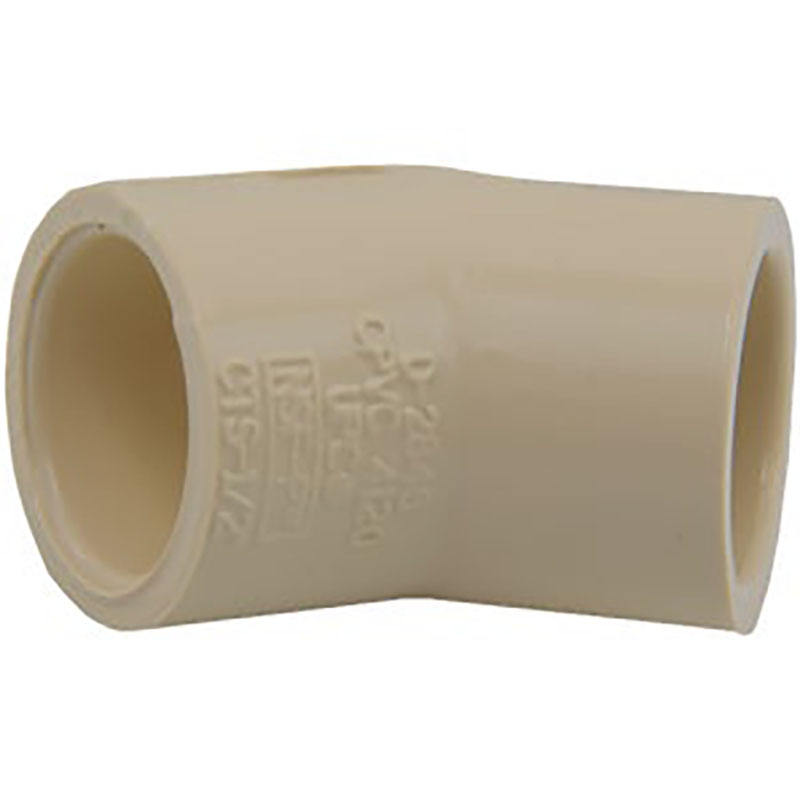 3/4" CPVC 45° Slip Elbow