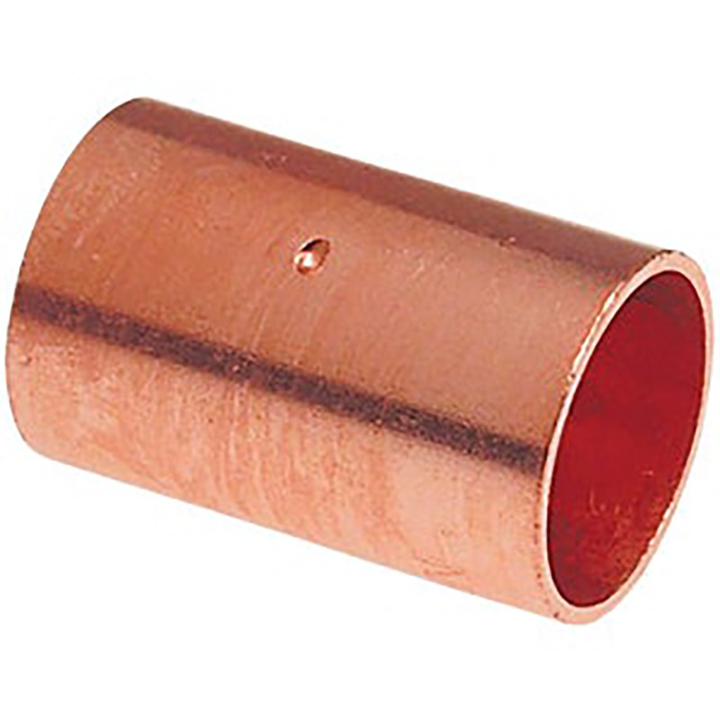 7/8" Copper Coupling with Stop