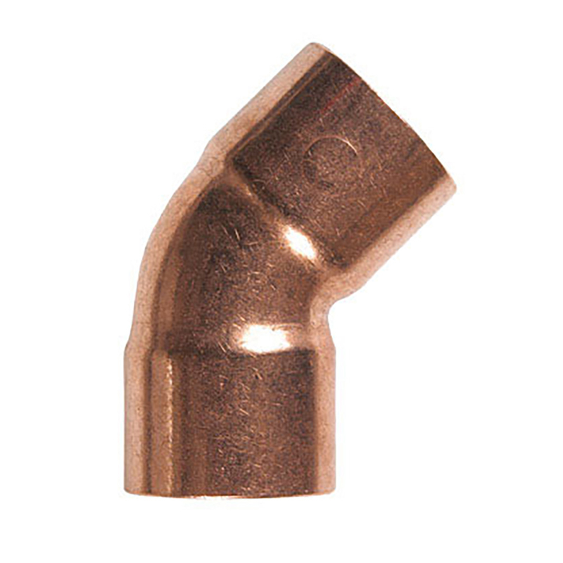 3/4" Copper 45° Elbow