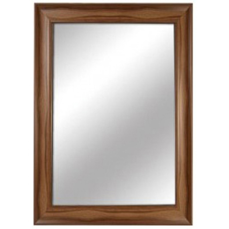24" x 30" Framed Mirror - Walnut