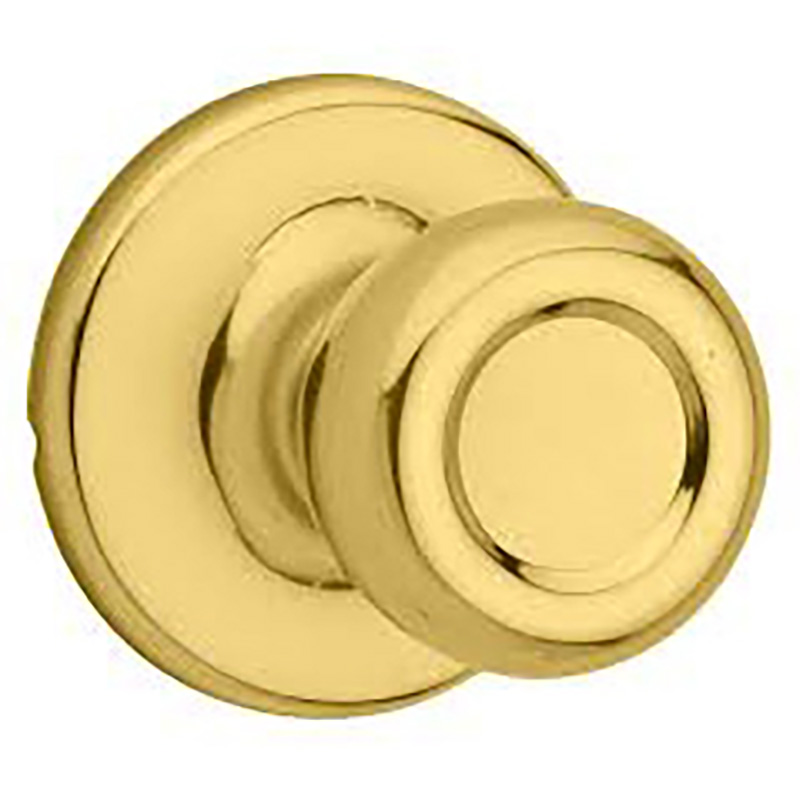 Kwikset Tylo 200T Passage Knob  - Polished Brass