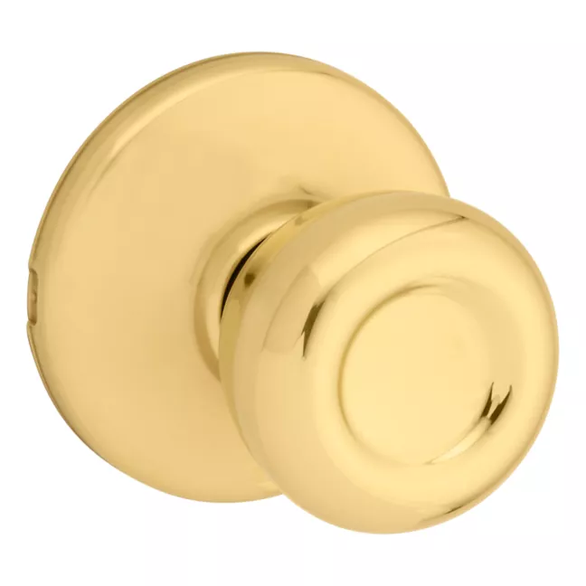 Kwikset Tylo 200T Passage Knob  - Polished Brass