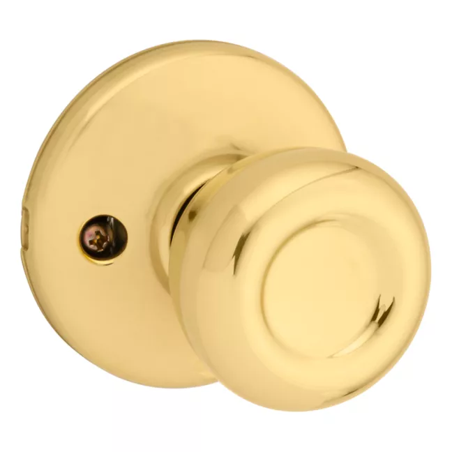 Kwikset Tylo Dummy Knob - 488T - Polished Brass