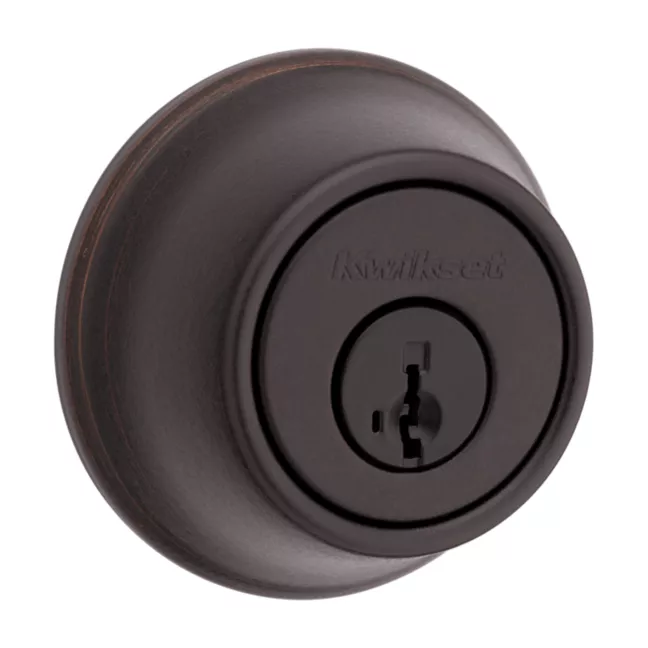 Kwikset 660 Single Cylinder Deadbolt - Smartkey - Bronze