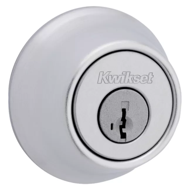 Kwikset 660 Single Cylinder Deadbolt - Smartkey - Satin Chrome