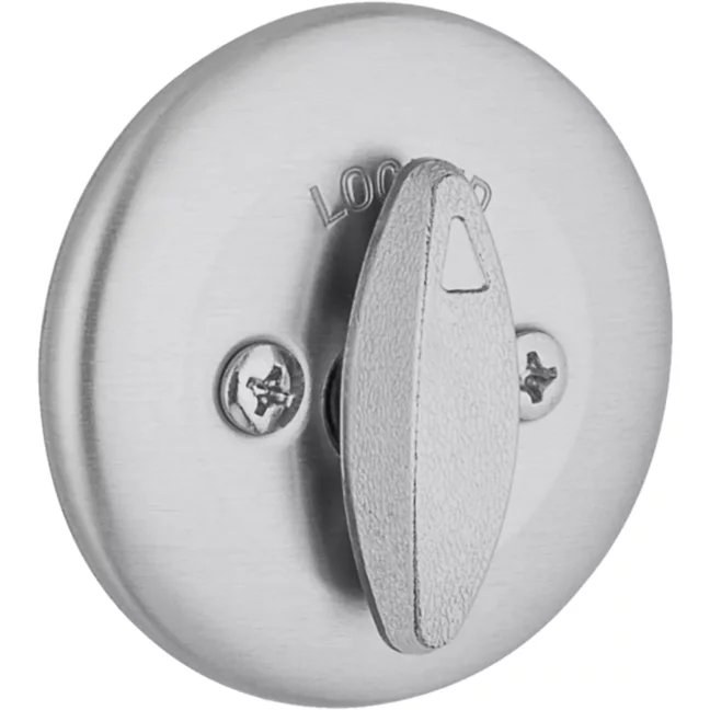 Kwikset 663 One Sided Deadbolt - Satin Chrome