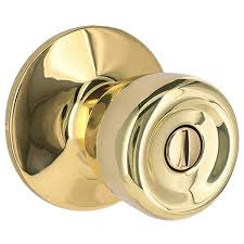 Economy Privacy Knob - Polished Brass