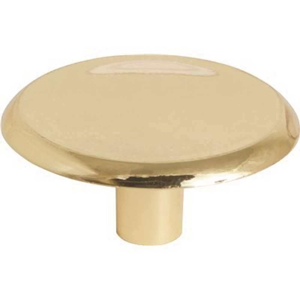 1-1/2" Cabinet Knob - Polished Brass