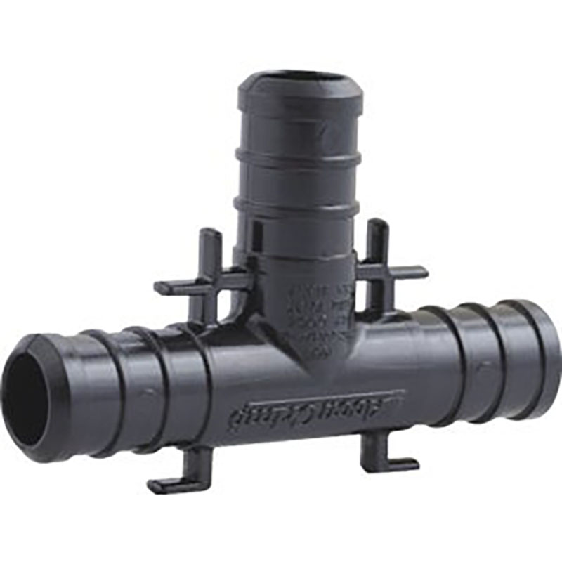 1/2" PEX Poly Barb Tee - 5/pack