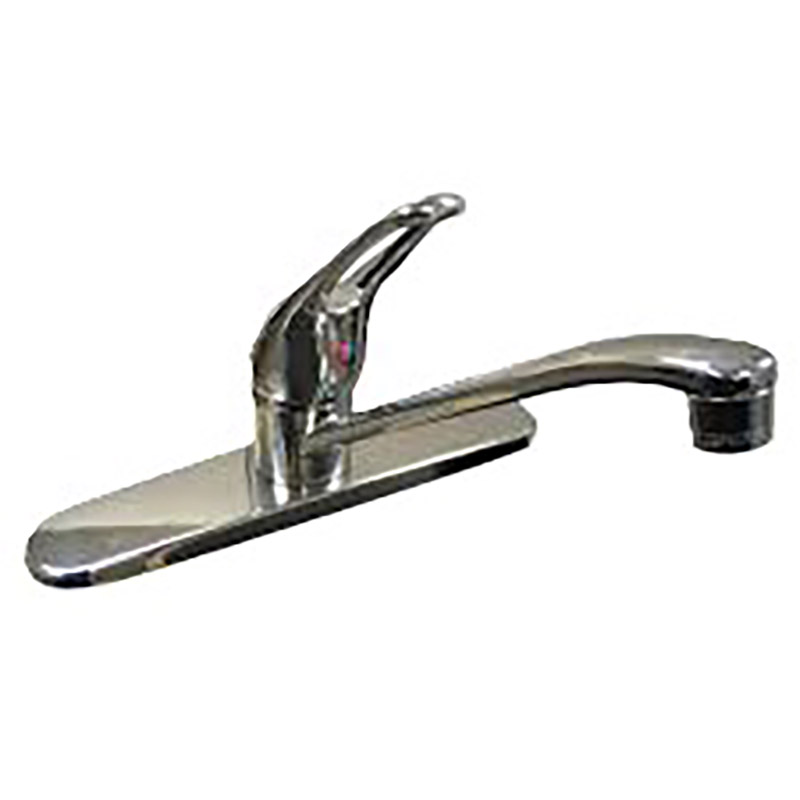 Single Handle Kitchen Faucet - Chrome - Without Spray