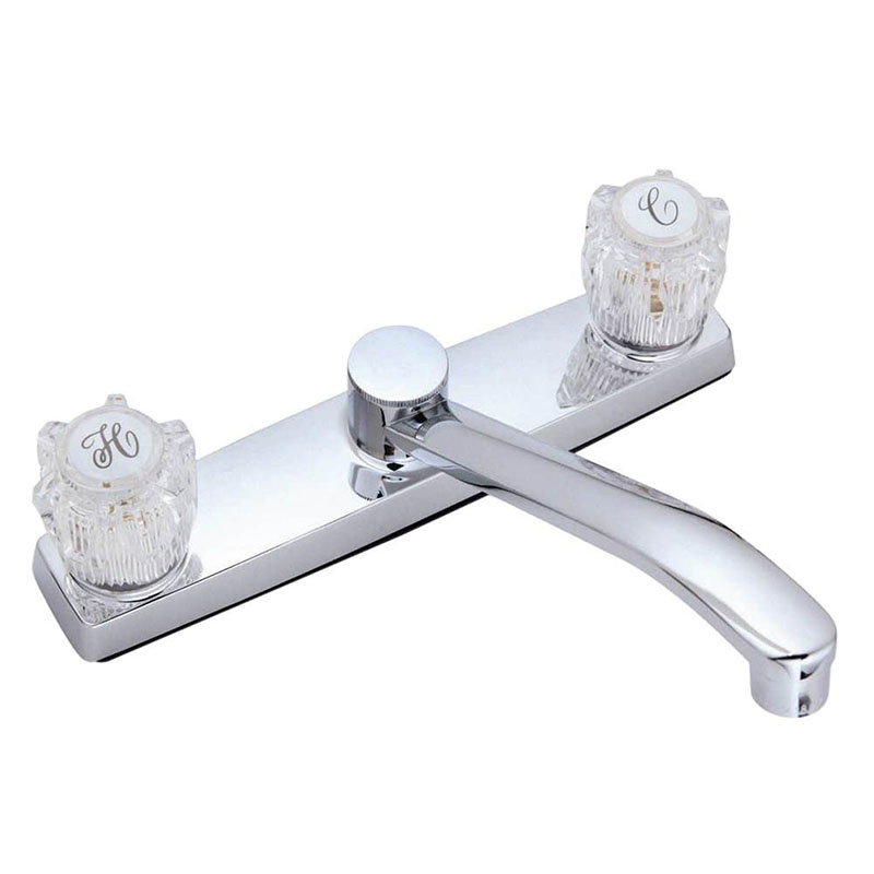 Banner Two Handle Kitchen Faucet - Chrome - Without Spray