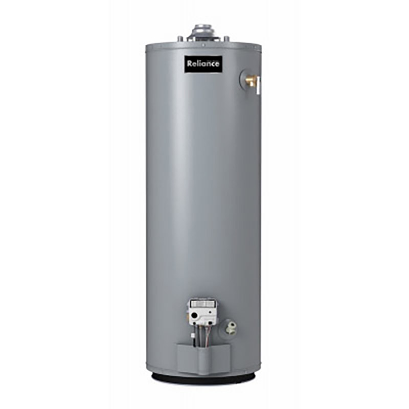 40 Gallon Standard Natural Gas Water Heater with Side T&P Valve