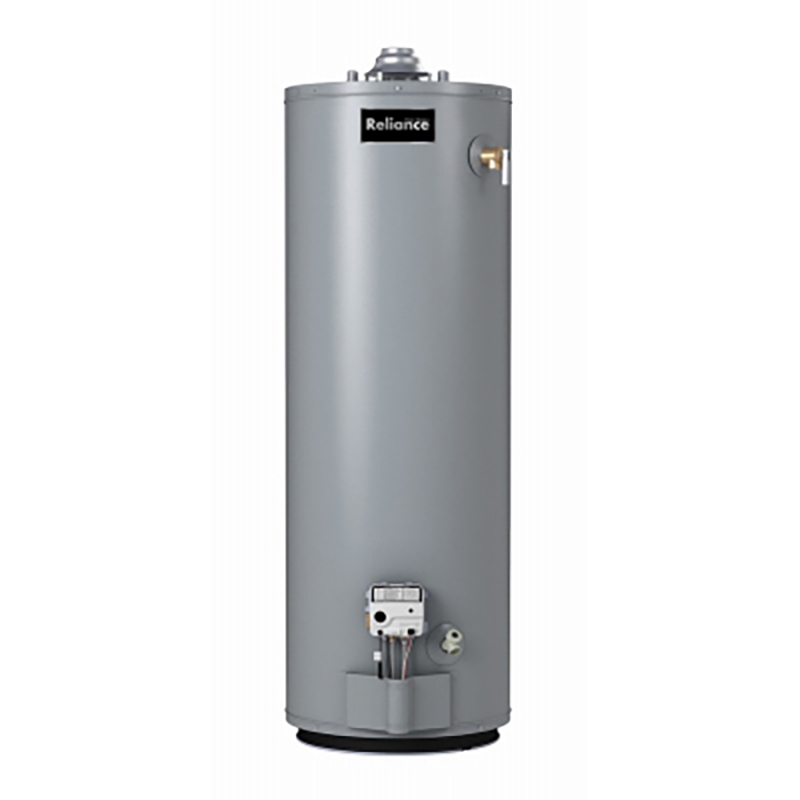 50 Gallon Standard Natural Gas Water Heater with Side T&P Valve