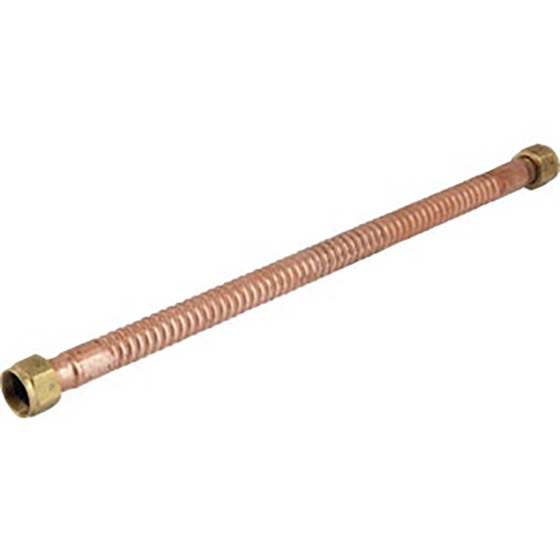 3/4" FIP x 18" Water Heater Connector - Corrugated Copper
