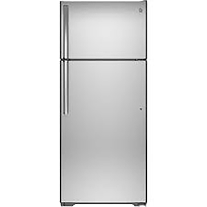 GE 17.5 cu. ft. Refrigerator - Stainless Steel