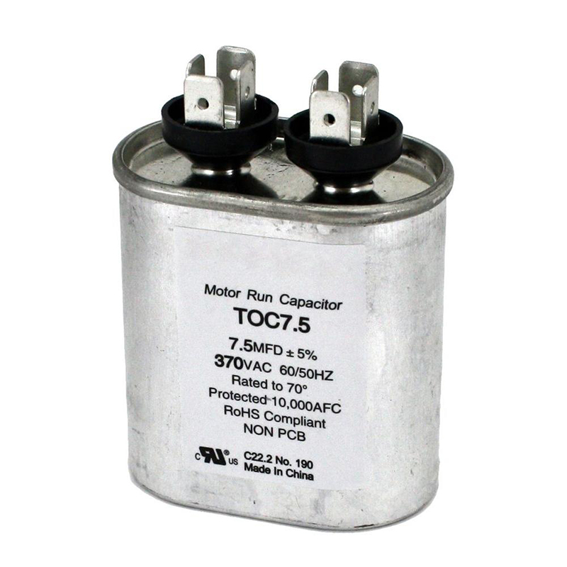 3Mfd X 370V Oval Run Capacitor