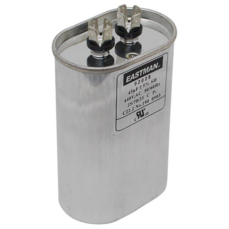 3Mfd X 370V Oval Run Capacitor