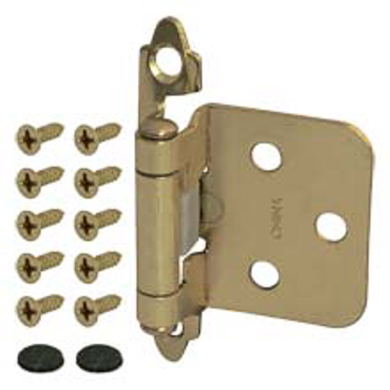 Cabinet Hinge Flush Pb Pk/2