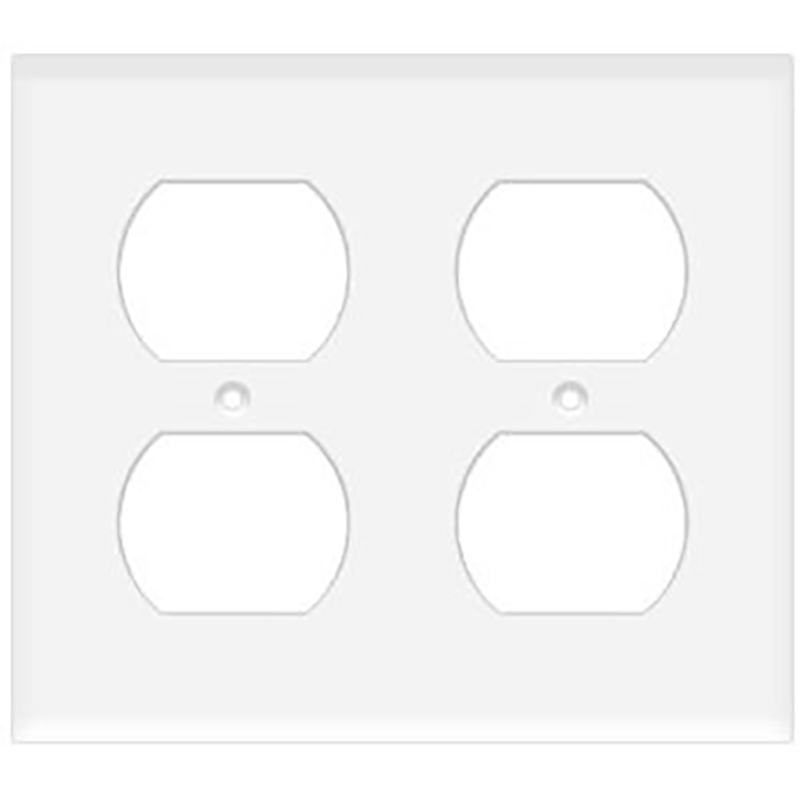 Double Duplex Receptacle Plate